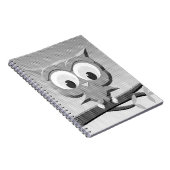 Carnet Chouette À Papier En Noir Et Blanc (Côté Droit)