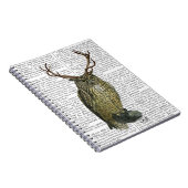Carnet Chouette avec Antlers plain 2 (Côté Droit)