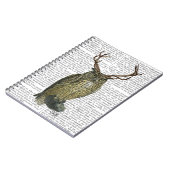 Carnet Chouette avec Antlers plain 2 (Côté gauche)