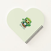 Carnet Chouette bébé mignon St Patrick dessin animé (Dos)