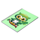 Carnet Chouette Bébé Mignon St Patrick Dessin Animé (Côté gauche)