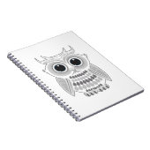 Carnet Chouette blanche (Côté Droit)