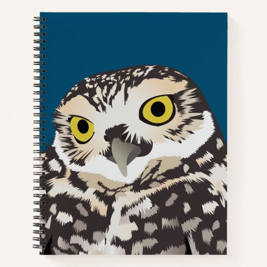 Carnet Chouette bractée (Devant)