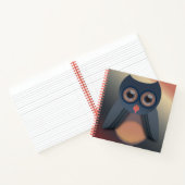 Carnet Chouette colorée (Intérieur)