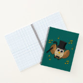 Carnet Chouette dansante mignonne avec notes musicales De (Intérieur)