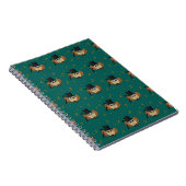 Carnet Chouette dansante mignonne avec notes musicales De (Côté Droit)