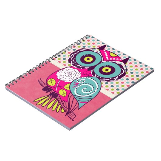 Carnet Chouette d'art populaire à la mode (Côté gauche)