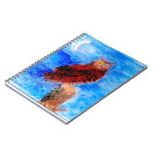 Carnet Chouette de la lune d'oiseaux (Côté gauche)