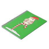Carnet Chouette de Noël mignonne (Côté gauche)