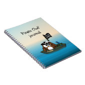 Carnet chouette de pirate - fête d'anniversaire (Côté Droit)
