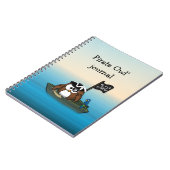 Carnet chouette de pirate - fête d'anniversaire (Côté gauche)