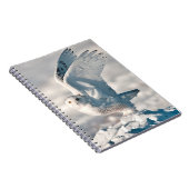 Carnet Chouette des neiges décolle de la neige (Côté Droit)