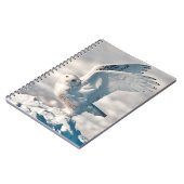Carnet Chouette des neiges décolle de la neige (Côté gauche)