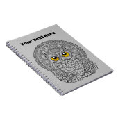 Carnet Chouette d'observation de la vue de minuit Eclipse (Côté Droit)