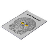 Carnet Chouette d'observation de la vue de minuit Eclipse (Côté gauche)