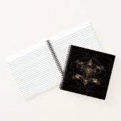 Carnet Chouette en composition géométrique sacrée (Intérieur)