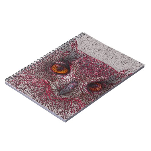 Carnet Chouette éthérée (Côté gauche)