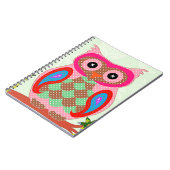 Carnet Chouette fantaisie (Côté gauche)