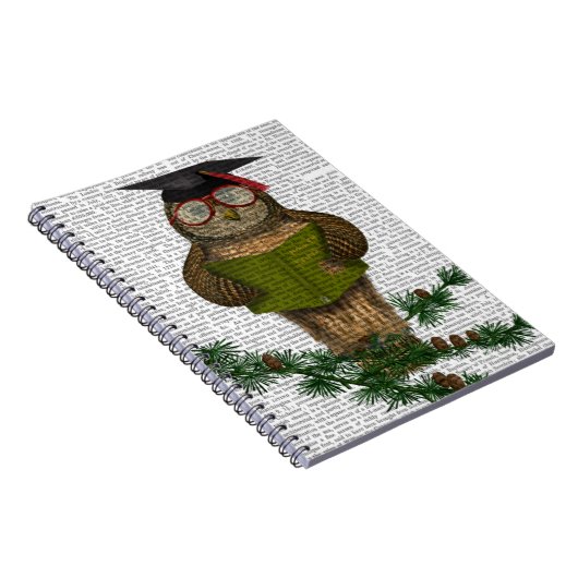 Carnet Chouette Lecture Sur Branche (Côté Droit)