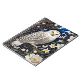 Carnet Chouette neigeuse Moonlight Moonflowers (Côté gauche)