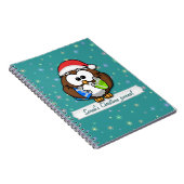 Carnet Chouette père Noël (Côté Droit)