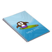 Carnet chouette surfeur (Côté Droit)