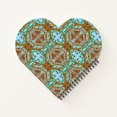 Carnet Chouette tirée à la main Mandala (Dos)