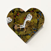 Carnet Chouettes, fougères, chênes et baies 2 (Dos)