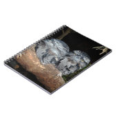 Carnet Chouettes-Frogmouth endormies, (Côté gauche)