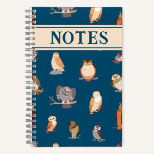 Carnet Chouettes mignonnes