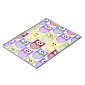 Carnet Chouettes mignonnes, Chouette Motif, Chouettes pou (Côté gauche)