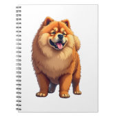 Carnet Chow Chow Chien Chien chinois race pour un Chow Ch (Devant)