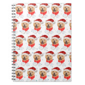 Carnet Chow Chow Chow Motif de Noël (Devant)