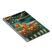 Carnet Chow Chow Noël Festive Voyage (Côté Droit)