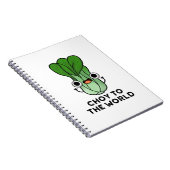 Carnet Choy To The World Funny Bok Choy Veggie Pun (Côté Droit)