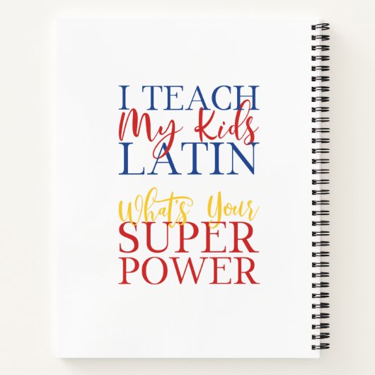 Carnet Chrétien classique Mère d'école maternelle (Dos)