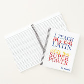 Carnet Chrétien classique Mère d'école maternelle (Intérieur)