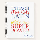 Carnet Chrétien classique Mère d'école maternelle (Devant)