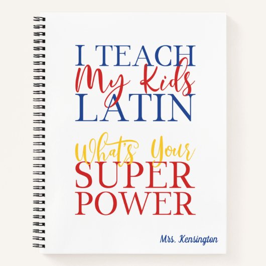 Carnet Chrétien classique Mère d'école maternelle (Devant)