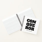 CARNET chrétien CONQUEROR (Intérieur)