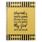 Carnet chrétien de Waymaker (Devant)