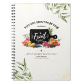 Carnet Chrétien Ils vous connaîtront à vos fruits (Devant)