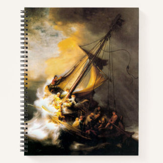 Carnet Christ dans la tempête sur la mer de Galilée- Remb
