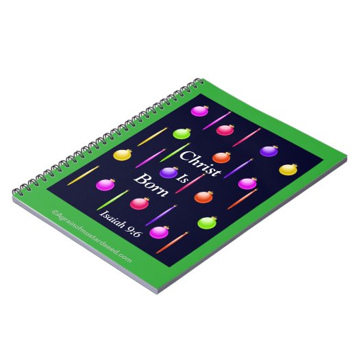 Carnet Christ est né (Côté gauche)