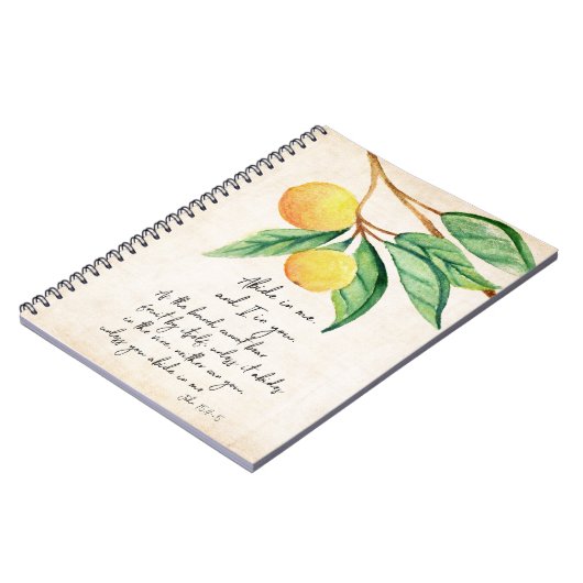 Carnet Christian Abide Oranges fruitées (Côté gauche)