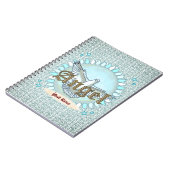 Carnet Christian Blue Angel Dove (Côté gauche)