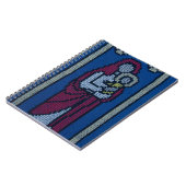 Carnet Christian embroidery (Côté gauche)