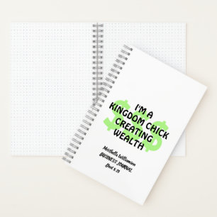 Carnet Christian KINGDOM CHICK Femme Entrepreneur