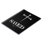 Carnet Christian SAVED avec 3 Croix à ongles (Côté gauche)