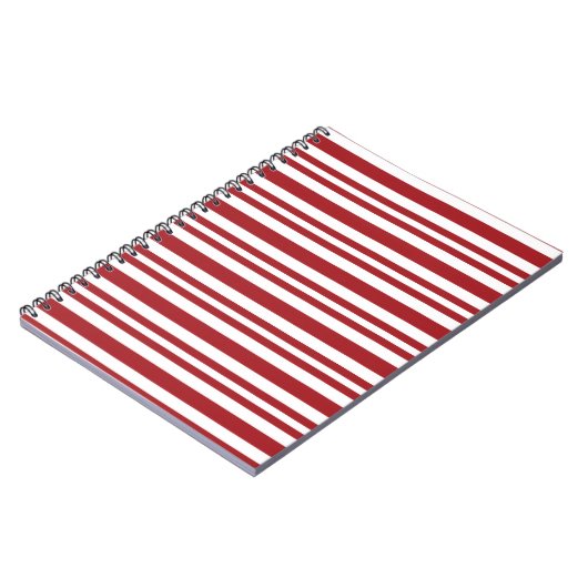 Carnet Christmas Candy Cane Stripes (Côté gauche)
